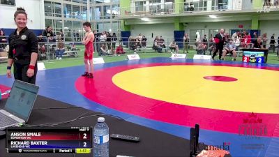 55kg Champ. Round 2 - Anson Smale, Edmonton WC vs Richard Baxter, Lakehead WC