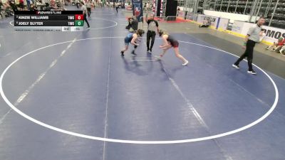 Junior Girls - 120 lbs Semis - Caley Graber, Summit Wrestling Academy vs Cheyenne Frank, Michigan Revolution Wrestling Club