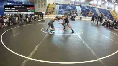 120 lbs Round 2 (8 Team) - Kieran Lowe, VSUS Athletics RTC vs Brayden Miller, Inner Champ WC