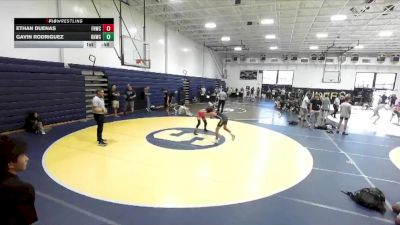 126 lbs Cons. Round 3 - Gavin Rodriguez, Rough House Wrestling Club vs Ethan Duenas, Friendly Hills Wrestling Club