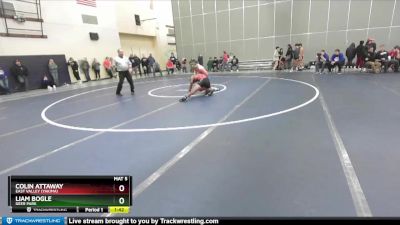 165 lbs Semifinal - Colin Attaway, East Valley (Yakima) vs Liam Bogle, Deer Park