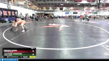 285 lbs Cons. Round 4 - Matthew Johnston, Midland (Neb.) vs Brooks Baker, Missouri Valley