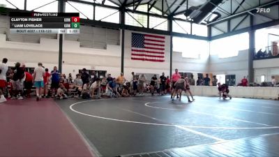 119-123 lbs Champ. Round 1 - Liam Lovelace, SouthStrong vs Clayton Fisher, Unattached