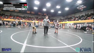 120 lbs Rr Rnd 3 - Reese Rhodes, Comanche Takedown Club vs Chebon Warrior, Tecumseh Youth Wrestling