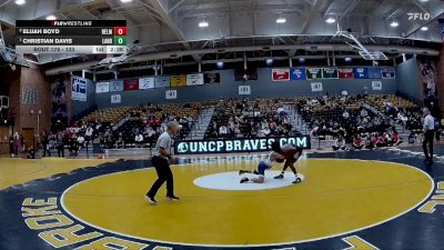 133 lbs 1st Place Match - Christian Davis, Lander vs Elijah Boyd, Belmont Abbey