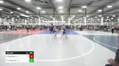 89 lbs Rr Rnd 4 - Sophia Sanchez, Chain Gang vs Hector Gutierrez, Mustang WC