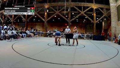 215 lbs Round 1 (16 Team) - Chevy Joyce, Coahulla Creek vs Matthew Nowlin, Rutland