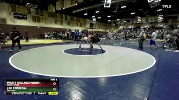 157 lbs Cons. Round 2 - Wyatt Hollingsworth, Torrey Pines vs Leo Pedregal, Eastlake