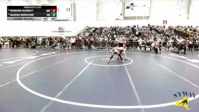74 lbs Champ. Round 1 - Mason Derochie, Journeymen Wrestling Club vs Edward Glinsky, Quaker Wrestling Club