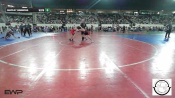 161 lbs Consi Of 8 #2 - Kaiden Kromer, F-5 Grappling vs Shipley Simmons, Westmoore Wresting