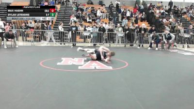 113 lbs Consi Of 8 #2 - Max Haehn, Cambridge vs Dylan Letendre, Bristol-Plymouth