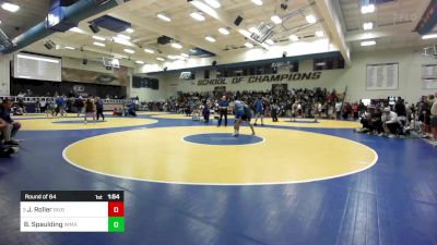 141 lbs Round Of 64 - Jace Roller, Bixby (OK) vs Bryson Spaulding, Immaculate Conception (IL)