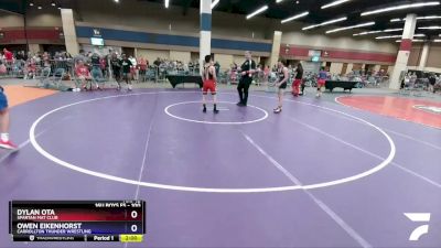 100 lbs Round 1 - Dylan Ota, Spartan Mat Club vs Owen Eikenhorst, Carrollton Thunder Wrestling