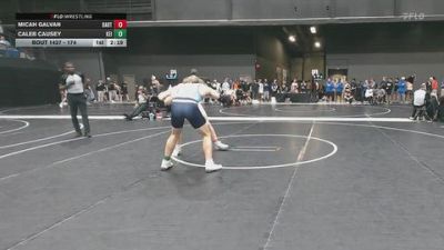 174 lbs Champ. Round 3 - Micah Galvan, Barton vs Caleb Causey, Keiser University