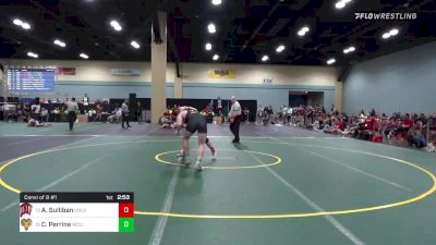 184 lbs Consi Of 8 #1 - Alex Sulliban, UNLV vs Christian Perrine, West Chester