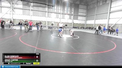 72-75 lbs Round 1 - Kenzi Carter, Tri Cities WC vs Alan Sobolev, Ascend Wrestling Academy