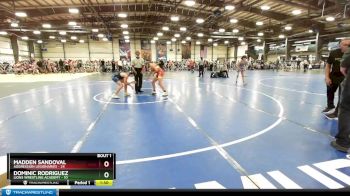 110 lbs Rd# 1 9:00am Friday - Madden Sandoval, Aggression Legionaries vs Dominic Rodriguez, Lions Wrestling Academy