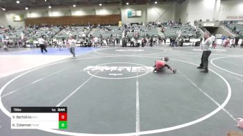 78 lbs Consi Of 4 - Vladimir Bertolino, Willits Grappling Pack vs Kanon Coleman, Team Aggression