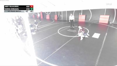 70 lbs 1st Place Match - Andy Villalobos, Monster Garage Wrestling Club vs Kainoa Sheldahl, Mantanona Training Center MTC