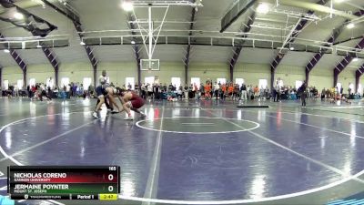 165 lbs Champ. Round 1 - Jermaine Poynter, Mount St. Joseph vs Nicholas Coreno, Gannon University