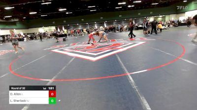 138 lbs Round Of 32 - Donavon Allen, IL vs Luke Sherlock, NJ