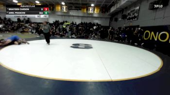 175 lbs Cons. Semi - Brayden Carson, Fountain Valley vs Arel Francke, Calabasas