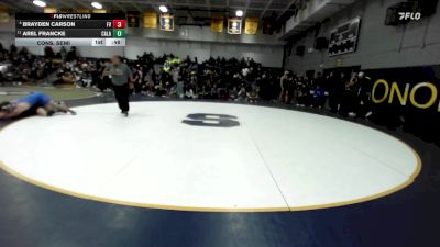 175 lbs Cons. Semi - Brayden Carson, Fountain Valley vs Arel Francke, Calabasas