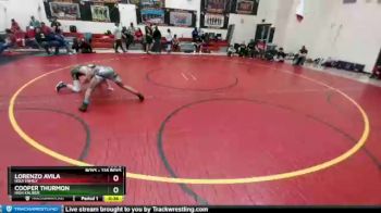 126 Boys Cons. Round 5 - Cooper Thurmon, High Kaliber vs Lorenzo Avila, Holy Family