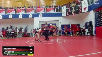 126 lbs Quarterfinal - Layne Horn, Rochester vs Kristian Tapia, Portage