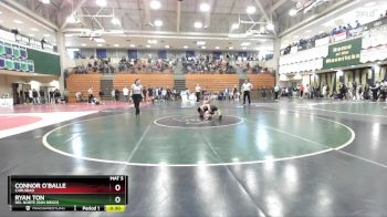 126 lbs Cons. Round 4 - Connor O`balle, Carlsbad vs Ryan Ton, Del Norte (San Diego)