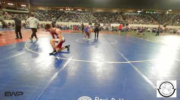 150 lbs Quarterfinal - Dexter Karron, Owasso Rams Jh Boys vs Jancarlo Longoria, Chickasha Wrestling