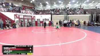126-137 lbs Quarterfinal - Isabella Smith, Patriots WC vs Louis Reid, Greenwood