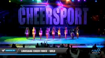Louisiana Cheer Force - Gold [2021 L6 Senior Coed - XSmall Day 1] 2021 CHEERSPORT National Cheerleading Championship