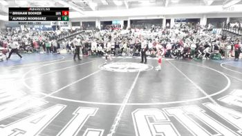 120 lbs Quarterfinal - Alfredo Rodriguez, Hillcrest CA vs Brigham Booker, Lone Peak