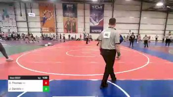 285 lbs Round Of 16 - Gabriel Thomas, MA vs JaQuavian Daniels, GA