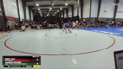 175 lbs Cons. Round 2 - Andrew Snyder, CNWC Concede Nothing Wrestling Club vs Jimmy Cox, Washington