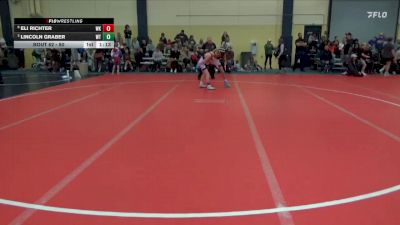 80 lbs Quarterfinal - Lincoln Graber, Worthington Trojans vs Eli Richter, WCABBE Knights