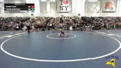 44 lbs Quarterfinal - Danny Hunt, Baldwinsville Wrestling Club vs Tatum Sheppard, B2 Wrestling Academy