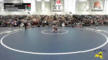 44 lbs Quarterfinal - Danny Hunt, Baldwinsville Wrestling Club vs Tatum Sheppard, B2 Wrestling Academy