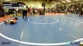 64 lbs Semifinal - Mason Madrid, Lincoln Christian vs Hank Deckard, Raw Wrestling Club