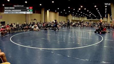 175 lbs Champ. Round 1 - Mitchell Brozenske, Pace HS vs Noah Gross, Rabbit Wrestling Club