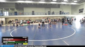 55-58 lbs Round 3 - Riggin Weidauer, Westlake vs Roczen Davies, Elite Wrestling