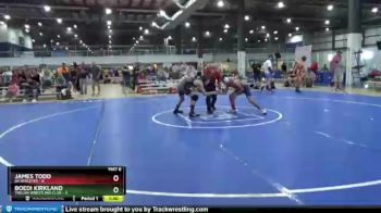113 lbs Round 3 (6 Team) - Boedi Kirkland, TROJAN WRESTLING CLUB vs James Todd, 84 ATHLETES