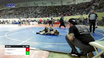 130 lbs Round Of 32 - Conner Noreuil, Midwest City Bombers vs Parker Goss, Vinita Jr. High