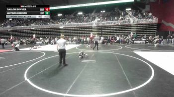 40 lbs Round Of 16 - Dallon Sawyer, Southwest Wolverines vs Watson Herron, Sniper Wrestling Academy