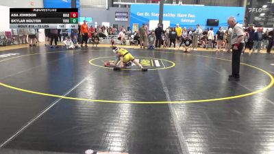 70 lbs Consi Of 8 #2 - Asa Johnson, Bradford vs Skylar Nguyen, York