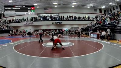 175 lbs Quarters & 1st Wb (16 Team) - George Campbell, McIntosh County Academy vs Jacob Pless, Irwin County