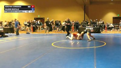 130 lbs Cons. Sub-quarters - Ashlynn Cummings, Southside vs Valerie Bustillo