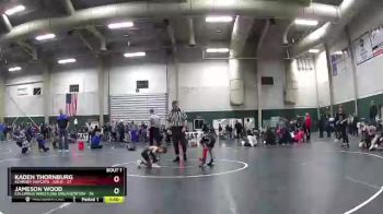 50 lbs Finals (2 Team) - Kaden Thornburg, Kearney Matcats - Gold vs Jameson Wood, Columbus Wrestling Organization