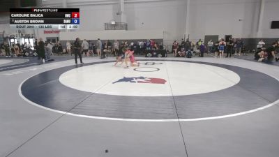135 lbs Quarters - Caroline Balica, Hybrid Wrestling Club vs Auston Brown, Samurai